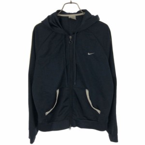 ナイキ 長袖 ジップパーカー M ネイビー NIKE レディース 240222