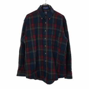 ペンドルトン チェック 長袖 ウール ボタンダウンシャツ Ｍ PENDLETON メンズ 240302