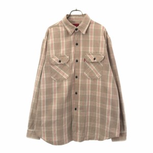 リーバイス 長袖 チェックシャツ XL グレー系 Levi’s メンズ 240302