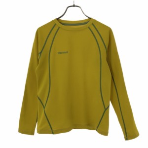 マーモット アウトドア 長袖 Tシャツ S イエロー系 MARMOT ロンT レディース 240321