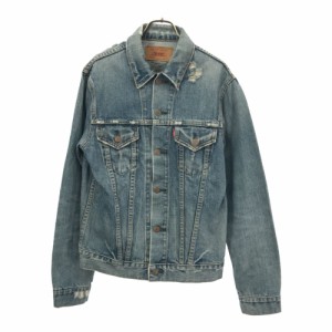 リーバイス 長袖 ダメージ加工 デニムジャケット M Levi’s ジージャン メンズ 240329