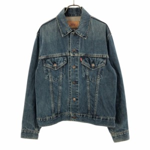 リーバイス 90s USA製 長袖 デニムジャケット 38 ブルー系 Levi’s ジージャン オールド ヴィンテージ メンズ 240330