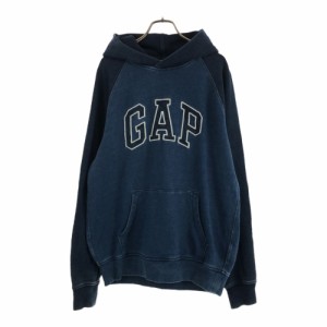 ギャップ 長袖 スウェットパーカー M ブルー系 GAP プルオーバー トレーナー メンズ 240404