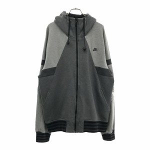 ナイキ 長袖 スウェット ジップパーカー L グレー系 NIKE メンズ 240410