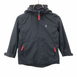 ポロラルフローレン 長袖 ジップジャケット 110 ネイビー POLO RALPH LAUREN 裏メッシュ キッズ 240420