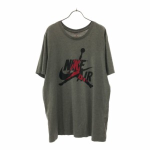 エアジョーダン ナイキ プリント 半袖 Tシャツ XL グレー AIR JORDAN NIKE メンズ 240525