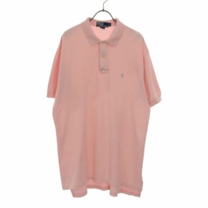 ポロバイラルフローレン 半袖 ポロシャツ XL ピンク Polo by Ralph Lauren 鹿の子 メンズ 240529