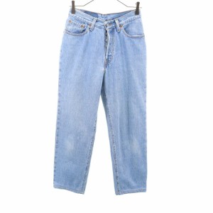 リーバイス 90s 501 USA製 テーパードデニムパンツ M Levi’s ボタンフライ レディース 240422