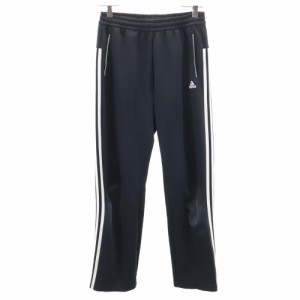 アディダス トレーニング ロングジャージパンツ M 黒 adidas 3ライン レディース 240325