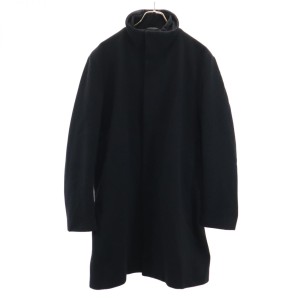 カルバンクライン スタンドカラー ウール コート 40 ブラック Calvin Klein メンズ 240128