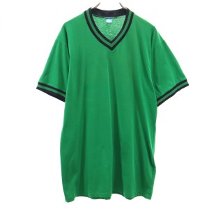 アディダス 70s 80s スペイン製 ヴィンテージ トレフォイルロゴ バックプリント 半袖 Tシャツ adidas ビックサイズ メンズ 240317