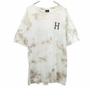 ハフ バックプリント 半袖 Tシャツ L ホワイト系 HUF メンズ 240324