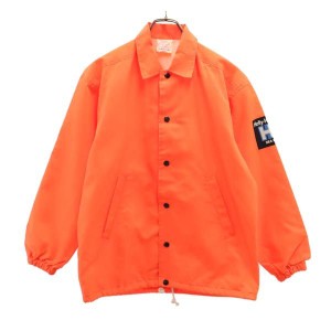 ヘリーハンセン 80s ヴィンテージ コーチ ジャケット S オレンジ系 HELLY HANSEN 裏起毛 アウトドア メンズ 230917