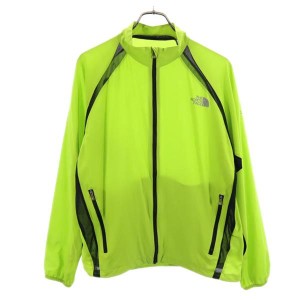 ノースフェイス アウトドア NP11015 ジップアップナイロンジャケット L グリーン系 THE NORTH FACE ロゴ メンズ 230925