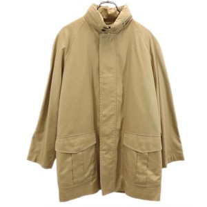 アクアスキュータム 日本製 2way ステンカラーコート M ベージュ系 Aquascutum 中綿ライナー付き フード メンズ 230925