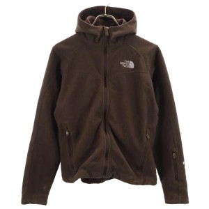 ノースフェイス アウトドア  フリース S ブラウン THE NORTH FACE パーカー ロゴ  WINDWALL レディース 230928