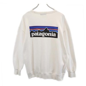 パタゴニア アウトドア バックプリント スウェット ホワイト系 patagonia ロゴ メンズ 231001