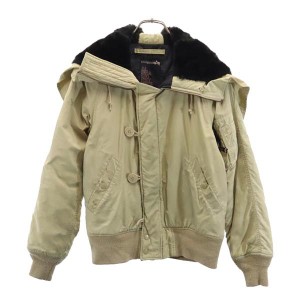 アルファインダストリーズ N2B フライトジャケット M カーキ ALPHA INDUSTRIES ブルゾン レディース 231120