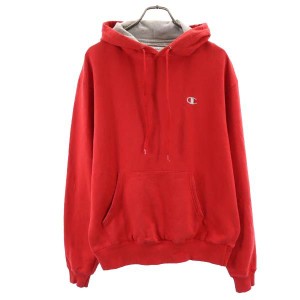 チャンピオン ECO 長袖 パーカー M レッド系 Champion 裏フリース メンズ 231120