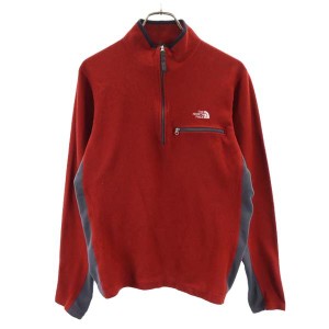 ノースフェイス RN#61661 アウトドア 長袖 ハーフジップ Tシャツ M レッド系 THE NORTH FACE メンズ 231120