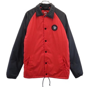 バンズ × ザノースフェイス コラボ 中綿ジャケット S レッド×ブラック VANS THE NORTH FACE アウトドア メンズ 231122