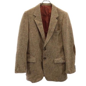 ハリスツイード 70s 80s シアーズ ヴィンテージ エルボーパッチ ウール テーラードジャケット HARRIS TWEED sears メンズ 231124