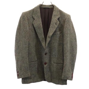 ハリスツイード 60s 70s バーウィック ヴィンテージ テーラードジャケット グリーン系 HARRIS TWEED Berwick メンズ 231124