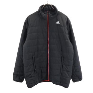 アディダス 中綿ジャケット M ブラック adidas スポーツ メンズ 231205