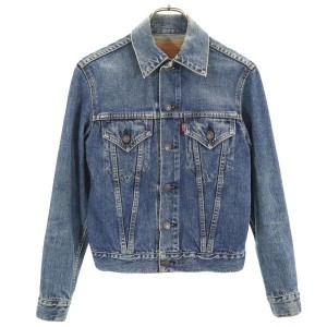 リーバイス 90s 日本製 トラッカー デニムジャケット 34 インディゴ Levi’s ジージャン メンズ 231229