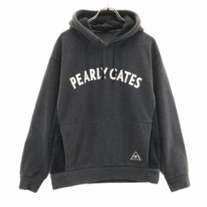 パーリーゲイツ ゴルフ 長袖 フリース パーカー 2 グレー系 PEARLY GATES メンズ 240104