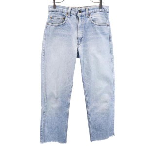 リーバイス 80s 505 USA製 ストレートデニムパンツ w32 Levi’s カットオフ メンズ 240422