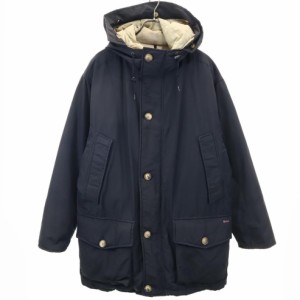 ウールリッチ 長袖 ダウンコート M ブラック系 WOOLRICH フード メンズ 240112