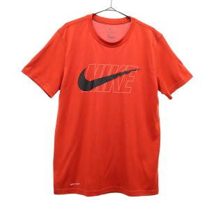 ナイキ プリント トレーニングシャツ M レッド THE NIKE TEE 半袖 Tシャツ スポーツ ウォームアップ ロゴ メンズ 230913
