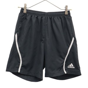 アディダス ロゴプリント スポーツ ショートパンツ S ブラック adidas トレーニング CLIMA LITE メンズ 231008