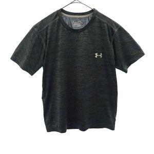 アンダーアーマー プリント 半袖 Tシャツ トレーニングウェア SP グレー UNDER ARMOUR スポーツ ウォームアップ ロゴ メンズ 231028