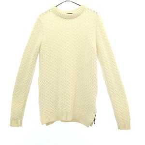 ザラ ニット 長袖 セーター S ホワイト ZARA KNIT ニット レディース 231210