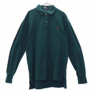 ポロバイラルフローレン 長袖 ポロシャツ M グリーン Polo by Ralph Lauren メンズ 240220