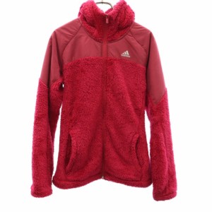 アディダス 長袖 ボアジャケット M ピンク adidas フード レディース 240305