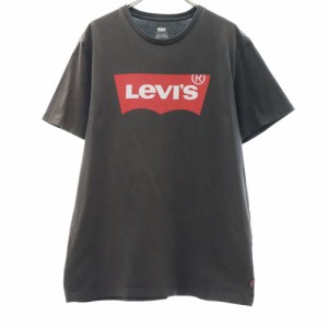 リーバイス ロゴプリント 半袖 Tシャツ M ブラック Levi’s メンズ 240512