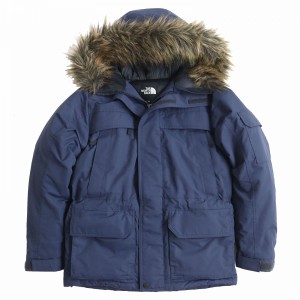 美品△正規品 THE NORTH FACE ザ・ノースフェイス ND91720Z Mcmurdo Parka マクマードパーカー ダウンジャケット ネイビー S メンズ