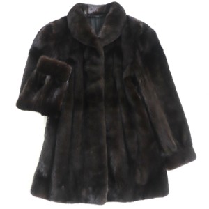 BLACK GLAMA 高級毛皮コート