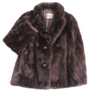 美品 EMBA 毛皮コート リアル毛皮コート 艶やかな毛皮コート 送料無料