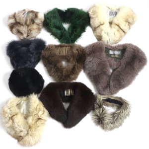 美品含む▼SAGA FOX サガフォックス SAGA FURS 本毛皮ショール/ストール/ティペット 豪華10点セット 毛質艶やか・柔らか・ボリューム◎