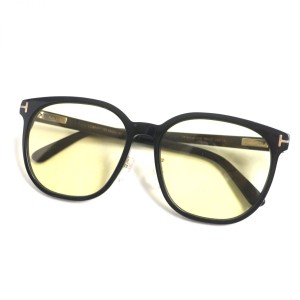 良品▼TOM FORD トムフォード TF801-K 01E ラウンド サングラス/アイウェア ブラック×ゴールド 59□17 145 伊製 箱・ケース・クロス付き