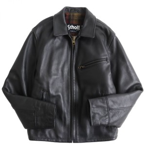 ショット SCHOTT 652TB レザー シングル ライダース ジャケット