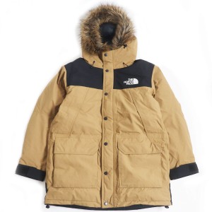 未使用品□ザ・ノースフェイス ND91935 Mountain Down Coat GORE-TEX ファーフード マウンテンダウンコート ユーティリティブラウン L 正