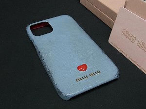 新品 miumiu iPhoneケース13 14兼用 ミュウミュウ マテラッセ柄