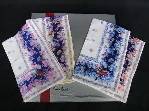 pierre cardin ピエールカルダン スカーフ 大判 ピンク ネイビー pierre cardin ピエールカルダン スカーフ 大判 ピンク ネイビー
