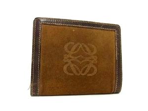 LOEWE ロエベ 札入れ リピートアナグラム レザー 二つ折り財布