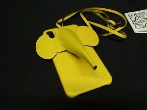 ロエベ LOEWE スマホケース エレファント イエロー iPhone LOEWE ロエベ スマートフォンケース iPhone X/XS ケース